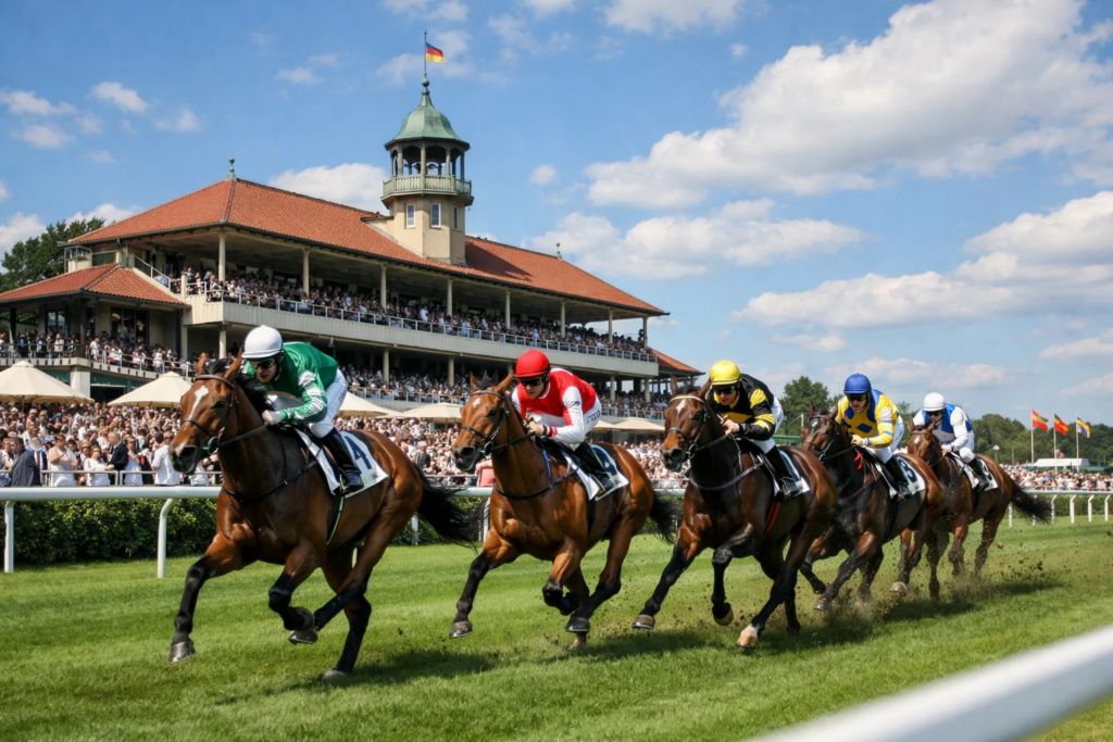 Rennbahn Hamburg-Horn beim Deutschen Derby
